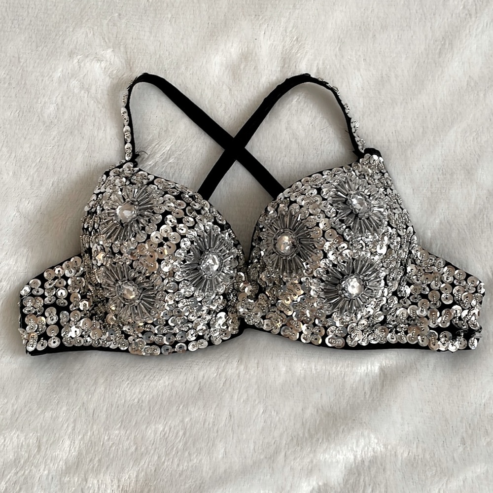 Selena Inspired Bedazzled Bra Size 32C